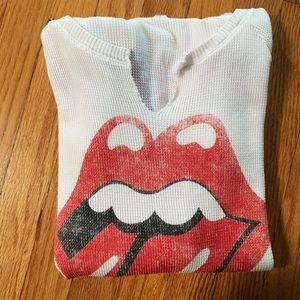 Free people Rolling Stones long sleeve size Small